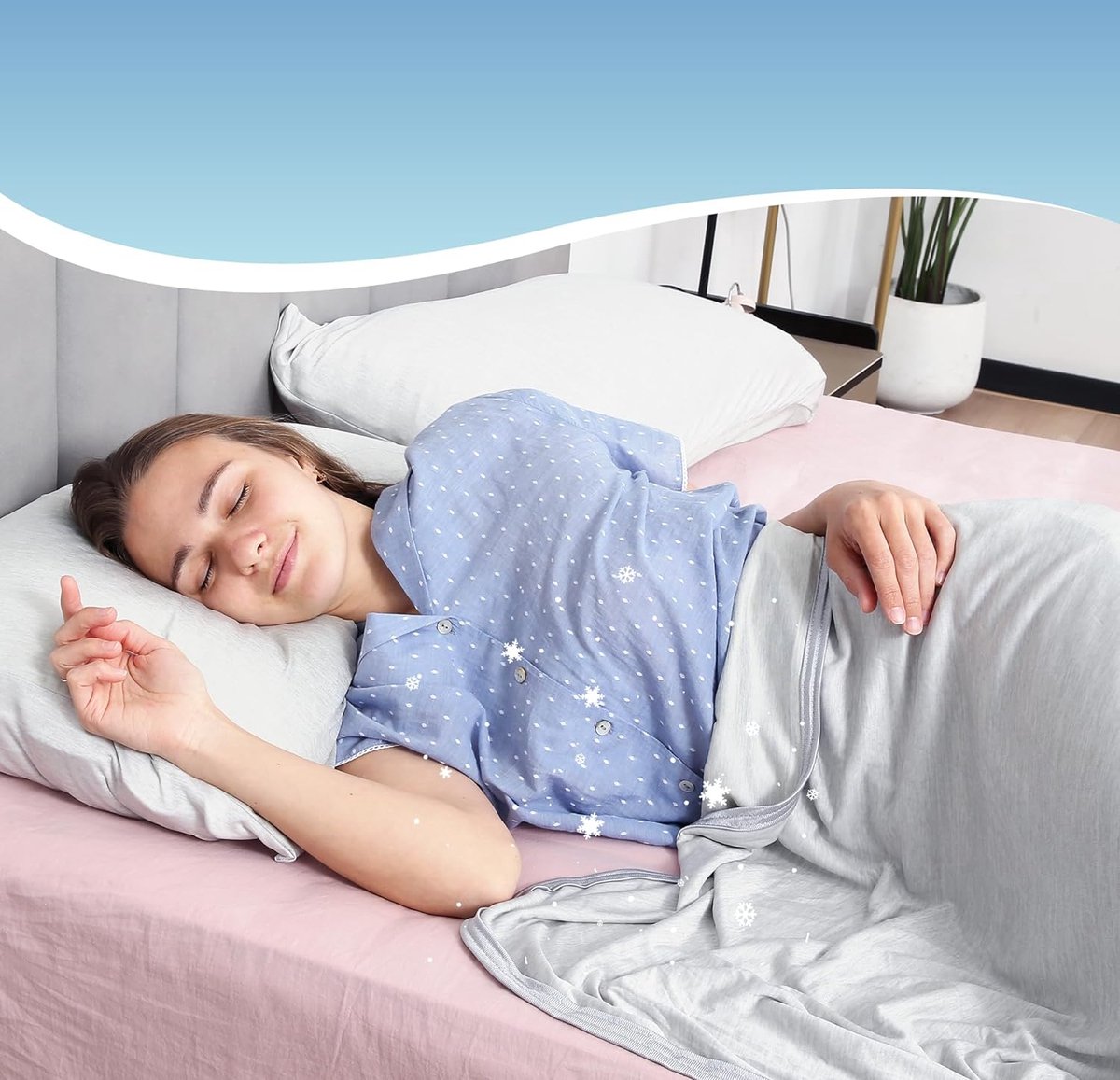 Solacis Koeldeken Voor Mensen - Koeldeken - Cooling Blanket - Koeldeken Slapen - Verkoelend Dekbed