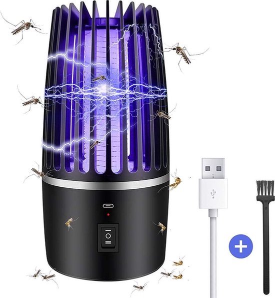 Foto: Nince draadloze muggenlamp insectenvanger muggenlamp uv