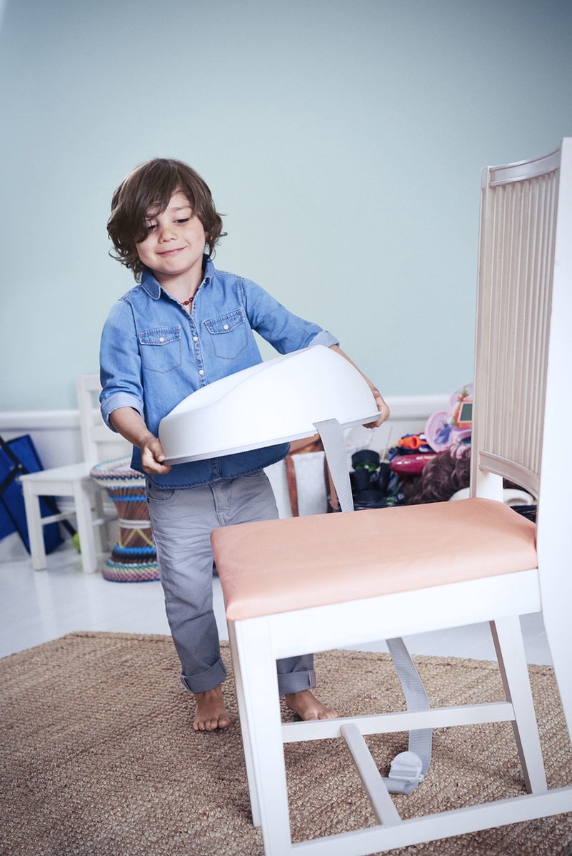 Stoelverhoger Novi Maddy Green Melange | Van Asten Babysuperstore