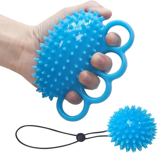 Handgreepversterker Hartvormige Oefenbal - Vingerknijp Stressbal Voor Training En Ontspanning