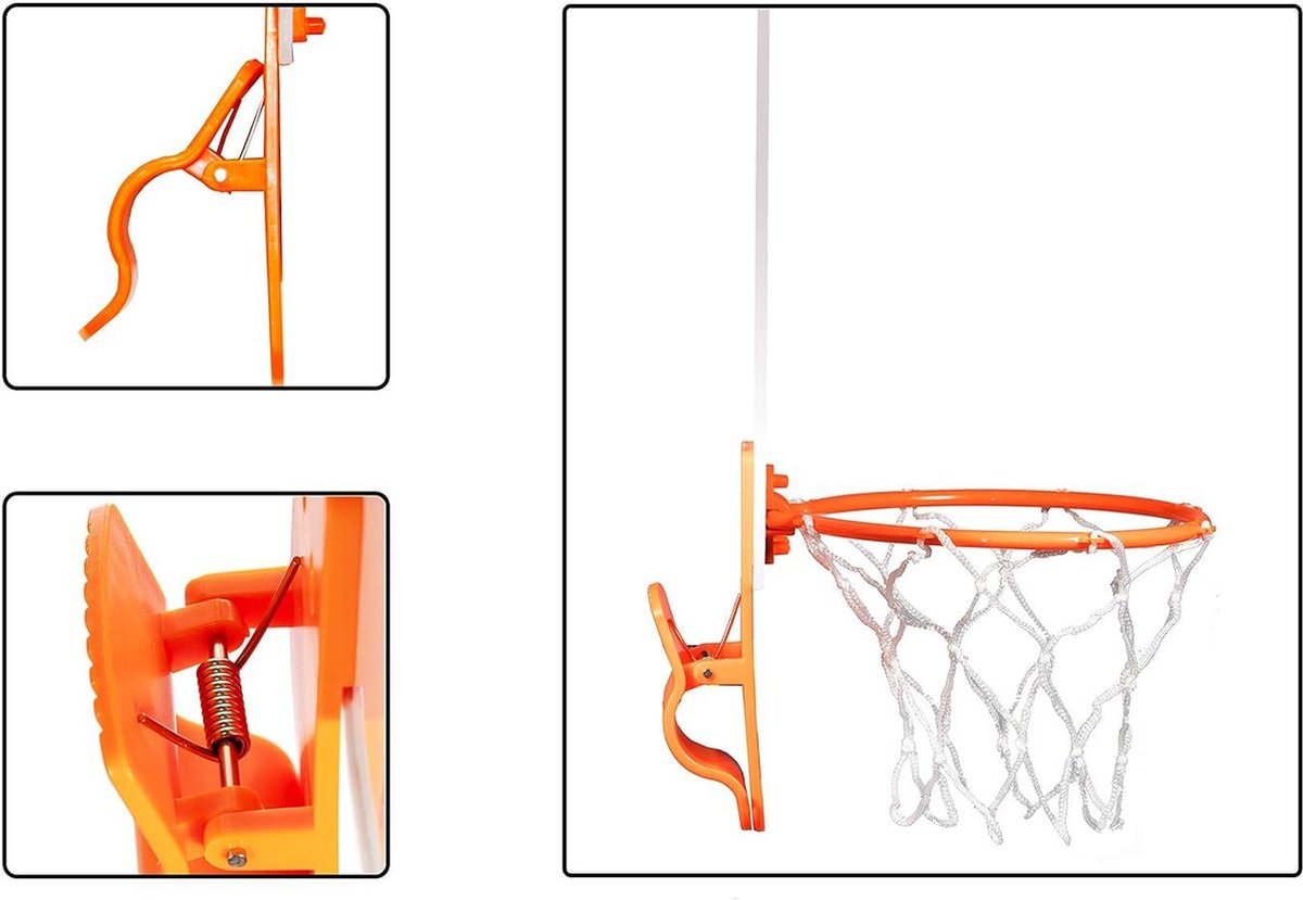 Silfrae Poubelle de basket-ball, panier de basket-ball, panier de bureau, poubelle de but de basket-ball Silfrae Poubelle de basket-ball, panier de basket-ball, panier de bureau, poubelle de but de basket-ball