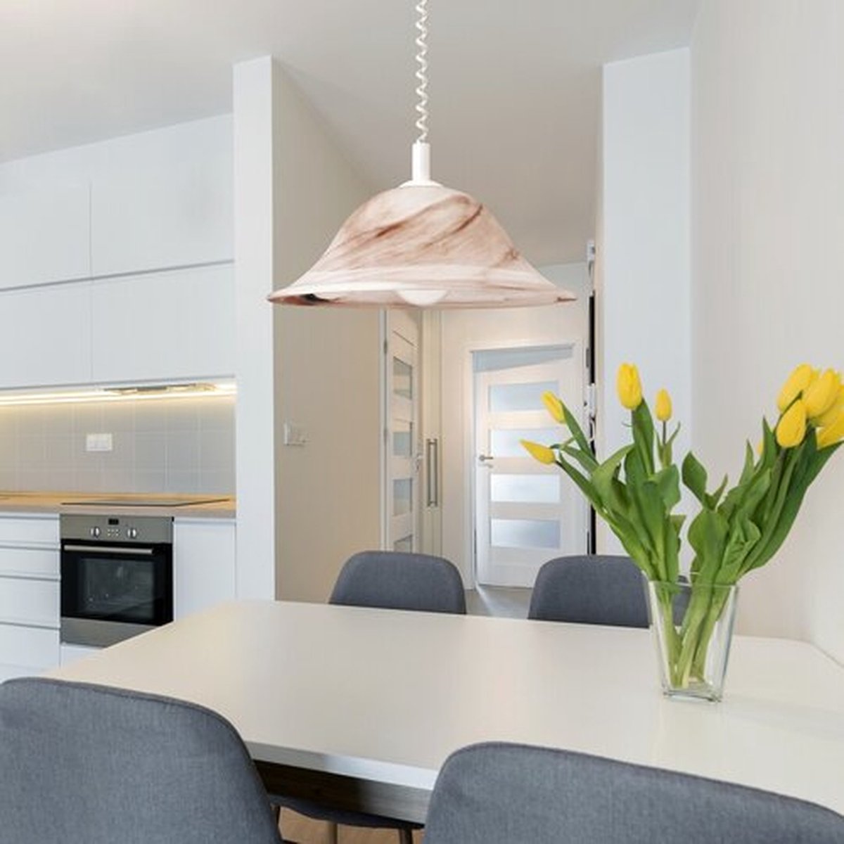 Rabalux ALABASTRO, 1 gloeilamp(en), E27, IP20, Marmerkleur
