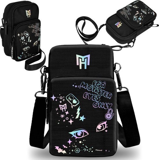 Monster High Zwart Telefoontasje 12x19x5 cm STARPAK