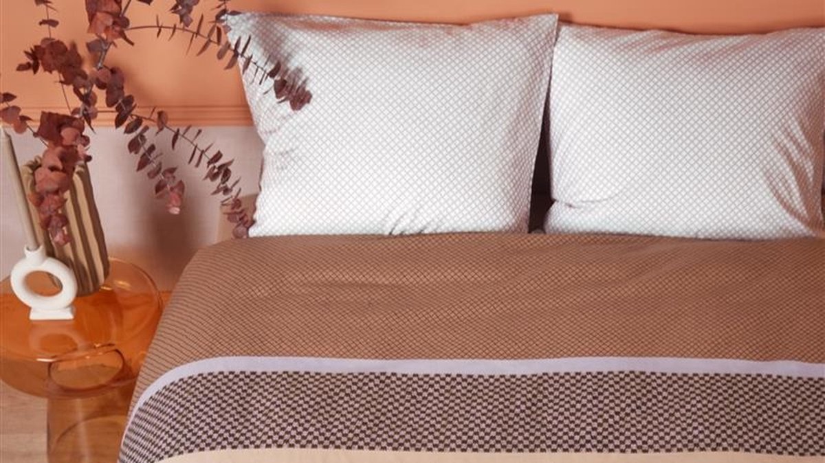 Beddinghouse Hylke dekbedovertrek - Lits-Jumeaux - 240x200/220 cm - Lichtpaars