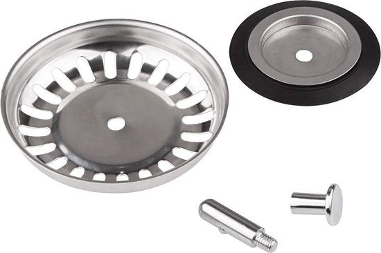 Universele stop, 2 stuks, transparant, 33 op 29 mm boven op onderkant, PVC afvoerplug voor 1 1/4 inch ventielbovenkanten, afvoerstop wastafel, wastafelstop, badstop
