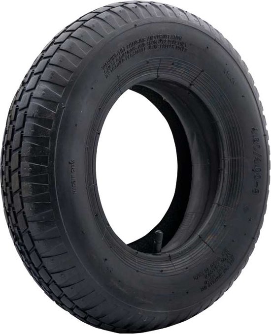 Kruiwagenwiel bandenset buitenband + binnenband - 4.80/4.00x8 - ruitprofiel van M Wave — afbeelding 3