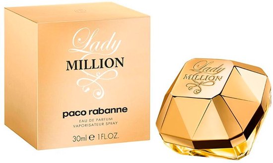 Paco Rabanne Lady Million 50 ml - Eau de Parfum - Damesparfum