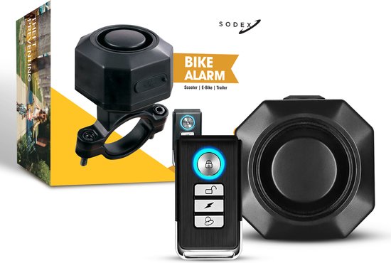 USB Fietsalarm met Afstandsbediening - Bike Alarm - Fietsalarm voor E-Bike - 110DB - Waterdicht
