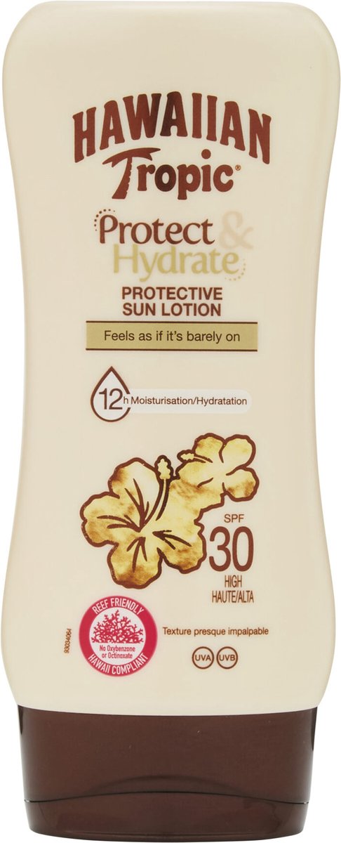 Goedkoopste Hawaiian Tropic Protect Hydrate Sun Lotion SPF 30 - 180 ml