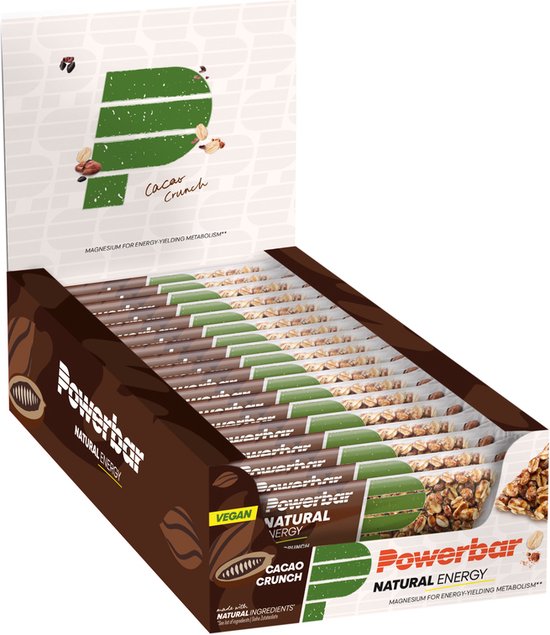 Powerbar Natural Energy Bar - Vegan - Cacao Crunch (18x40g)