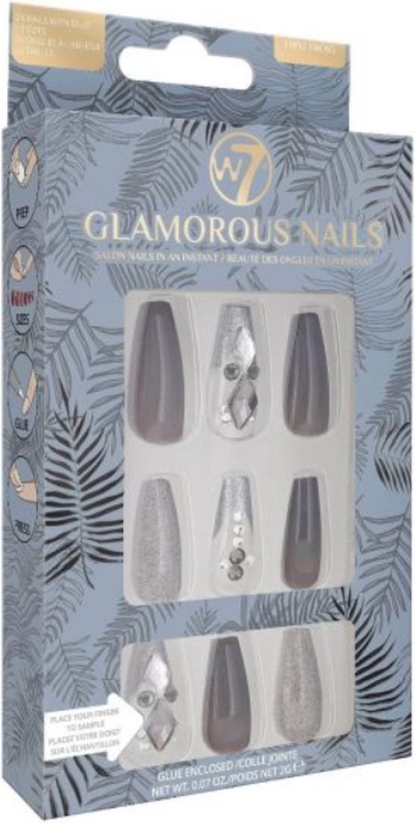 Goedkoopste W7 Glamorous Nails - First Frost