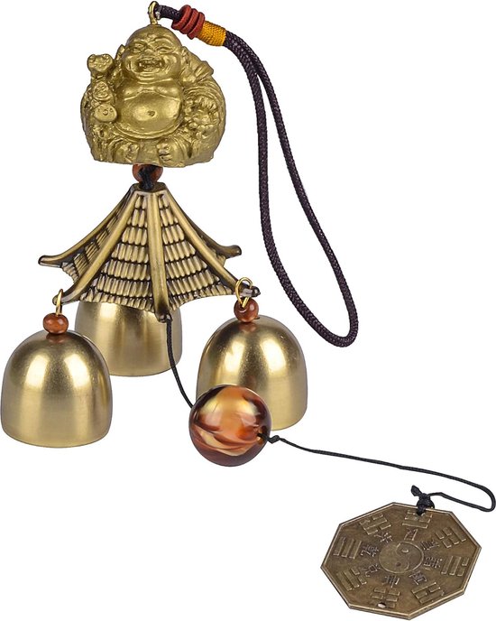 2 stuks Feng Shui windgong, metalen bellen in de vorm van een