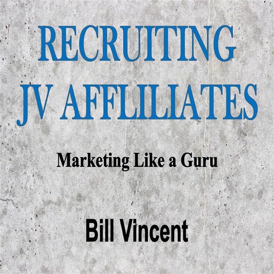 Recruiting JV Affliliates - cover