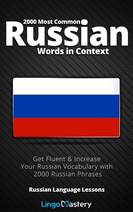 Russian Language Lessons - 2000 Most Common Russian Words in ... - cover