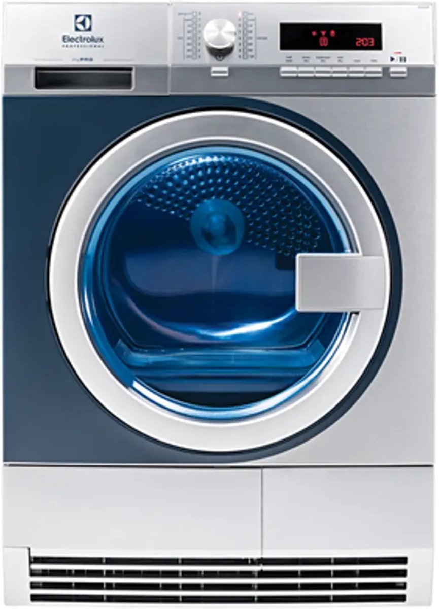 Electrolux TE1120HP warmtepomp droger / wasdroger rvs (roestvrijstaal) met 8 kg. trommel zuinig energieklasse A++ | .