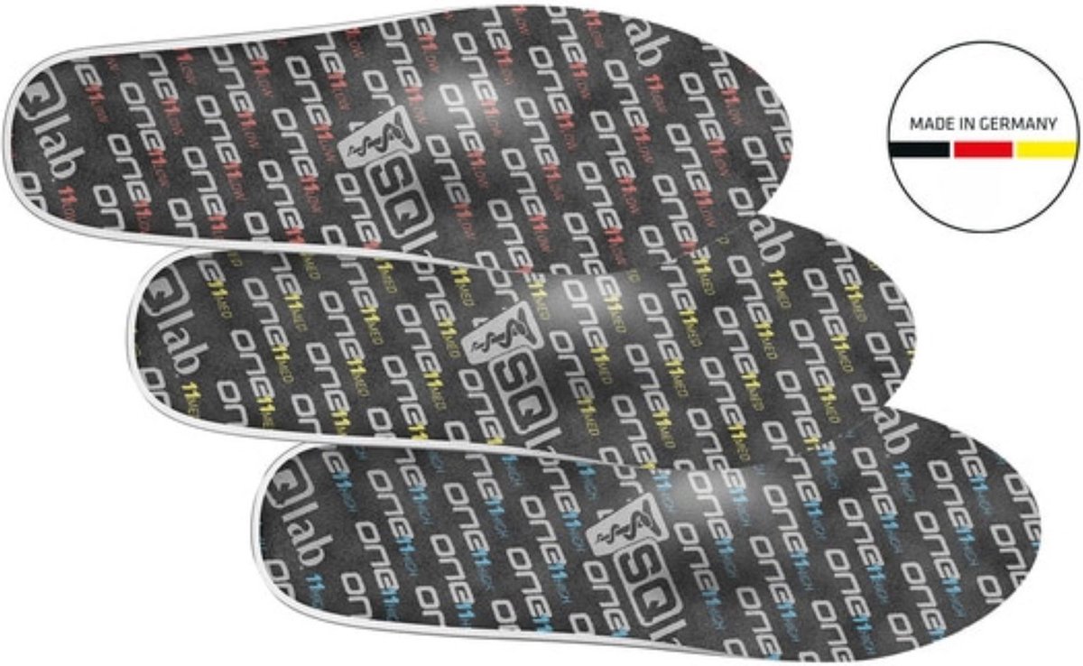SQ-Insoles ONE11 Medium – Maat 43 - Inlegzolen – Heren en Vrouwen – Uniseks – Voor Mountainbikefietsers – Sport – Alle voettypes