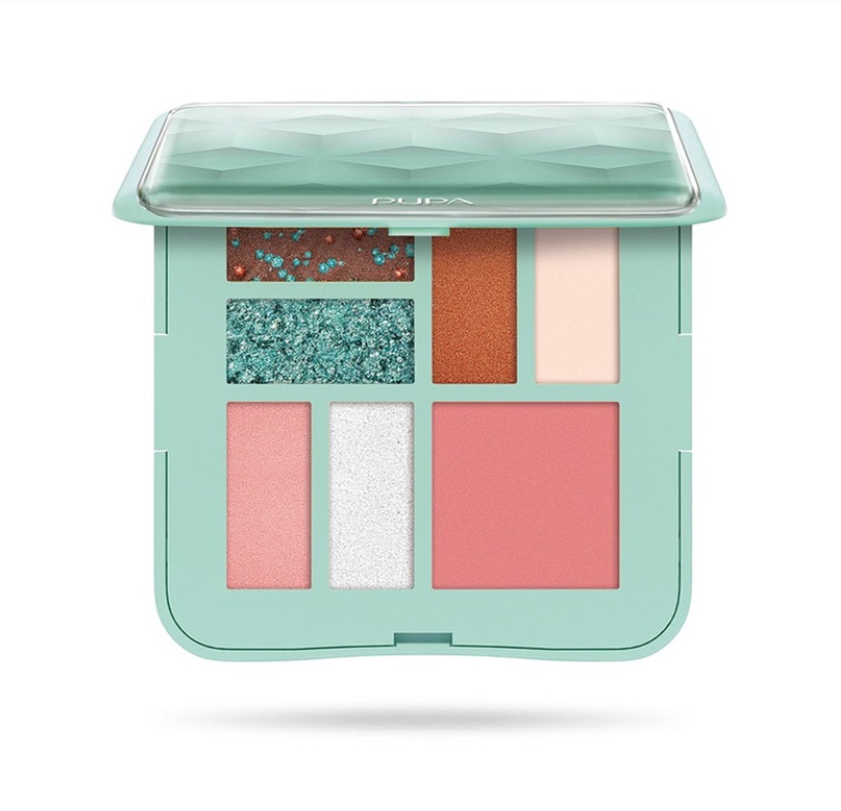 Goedkoopste Pupa Milano - Make-up palette - Tiffany Shades - Aqua - 7-delig - 001