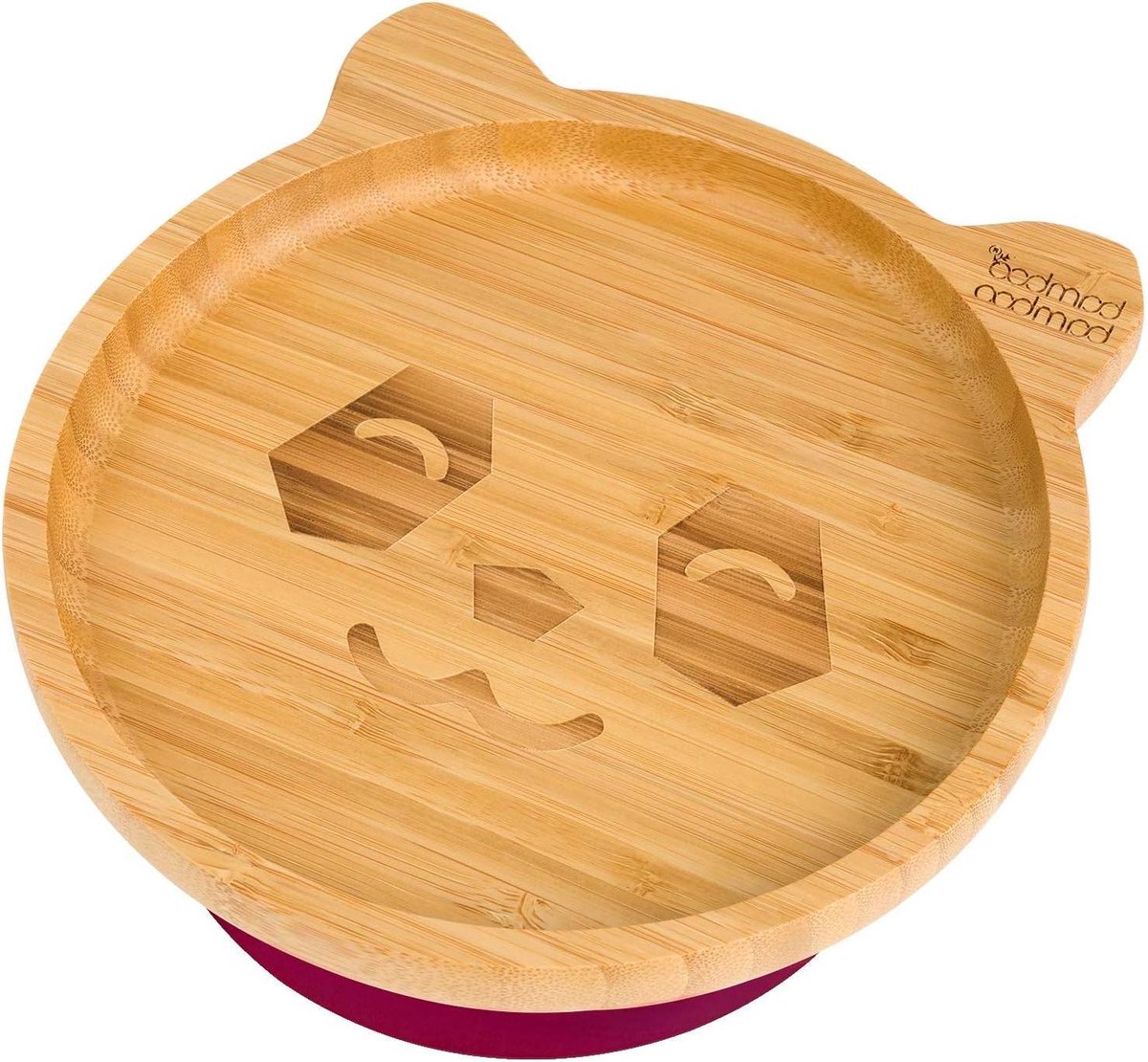 Goedkoopste Babybord met zuignap - kinderen en peuters - niet-giftig - bamboe - babyvoeding - koel blijvend - panda-kers