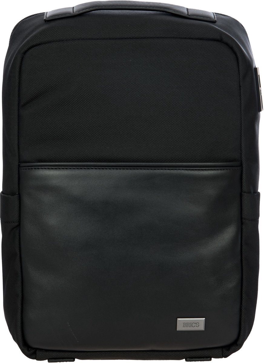 BRIC'S Laptop rugzak Rugzak met laptopvak Monza Backpack Black / Black Zwart