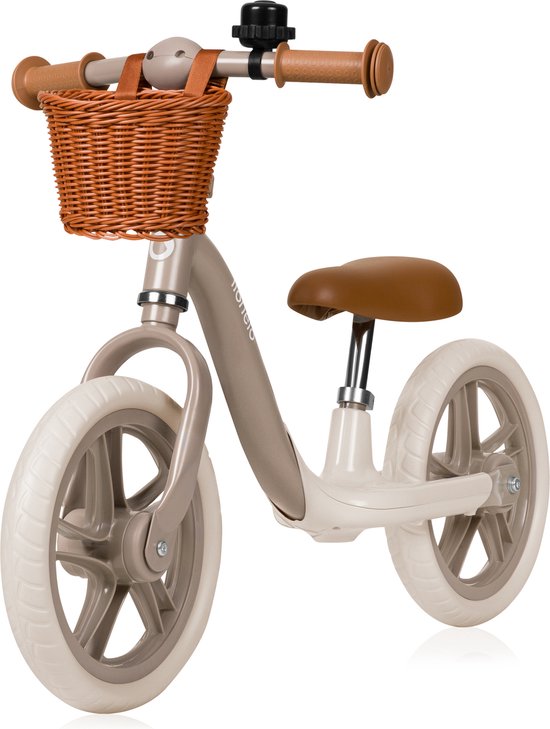 Lionelo Alex Plus Kinderloopfiets - Voor 3 tot 6 Jaar - EVA Schuimbanden - Verstelbaar Zadel & Stuur - Stalen Frame - Stuurbegrenzing - Inclusief Mandje & Bel - Tot 30 kg van LIONELO — afbeelding 5