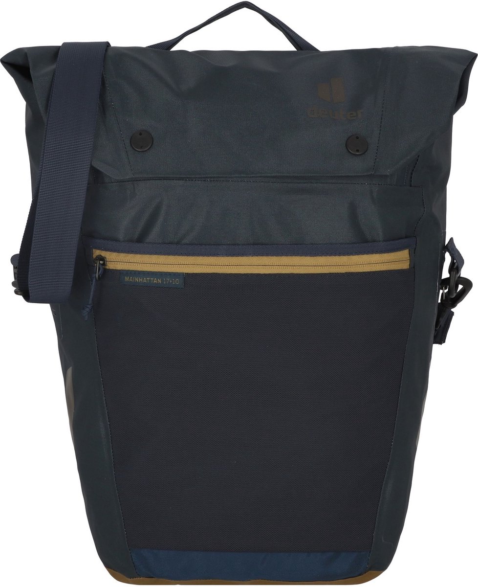 deuter Fietsenzak Schoudertas met laptopvak Mainhattan 17 + 10 Ink - Clay Donkerblauw