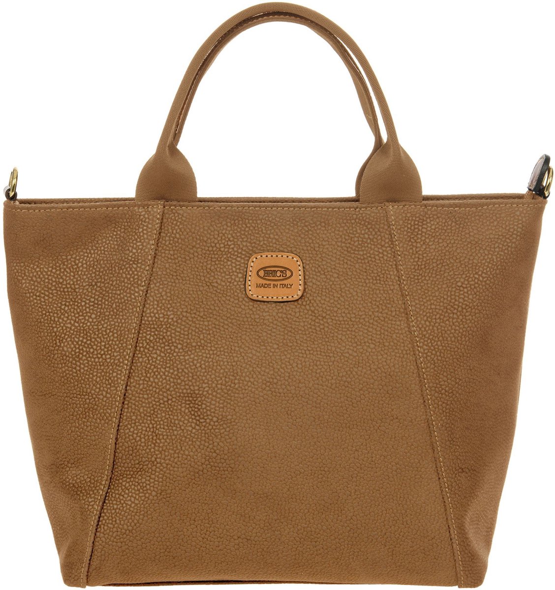 BRIC'S Handtas Schoudertas Life Shopping Camel Lichtbruin
