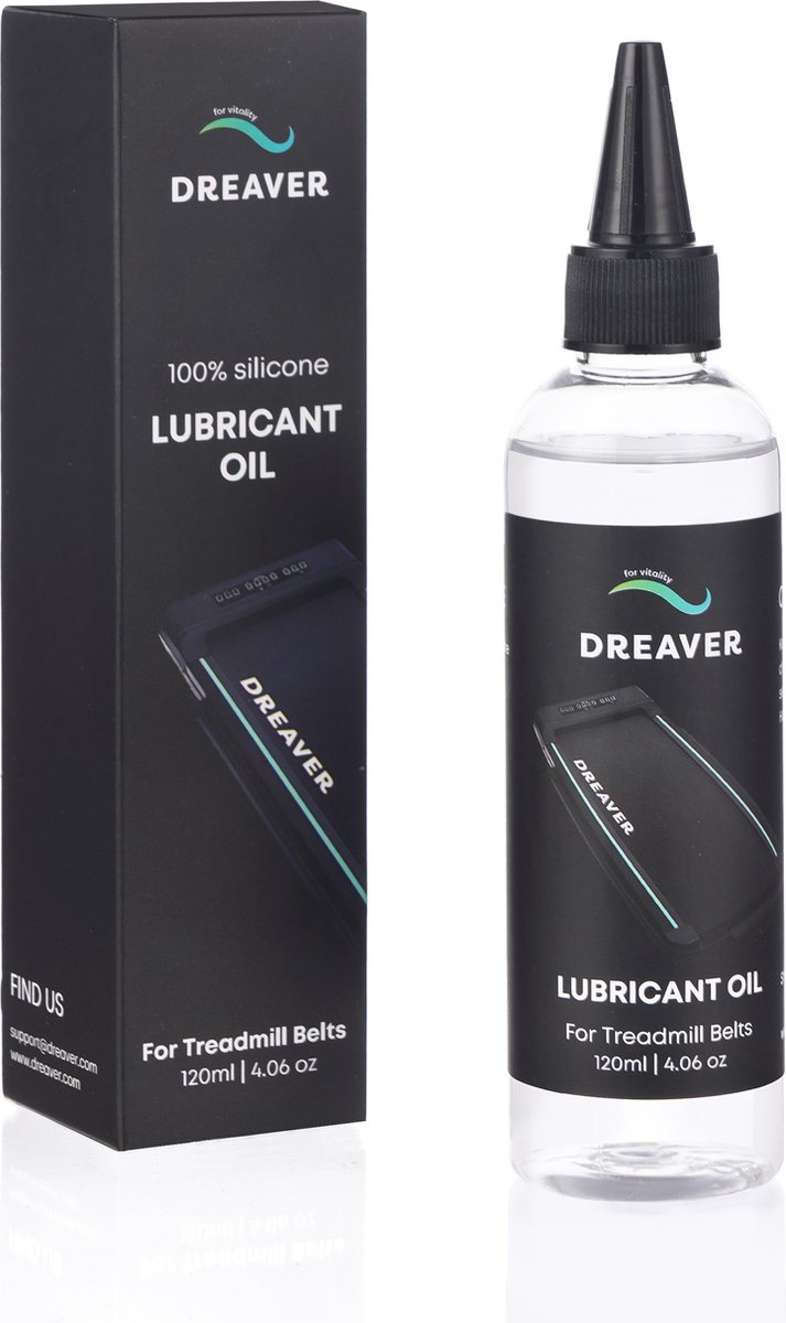 Dreaver - Smeerolie Voor Loopband - 100% pure silicone olie - 120ml