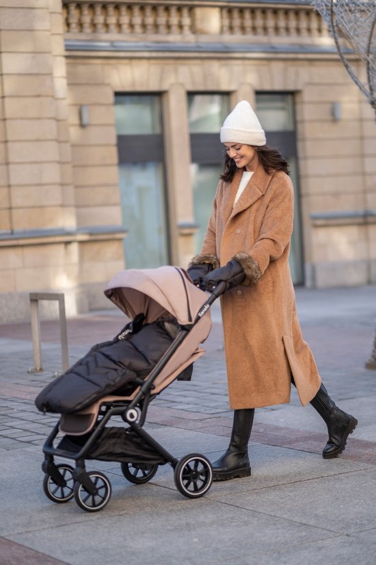 Lionelo - Frode - Slaapzak voor kinderwagens - Waterdichte buitenstof - Universele gordelopeningen - Dubbele ritssluiting - Zachte fleece voering - Anti-allergene vulling van Merkloos — afbeelding 4