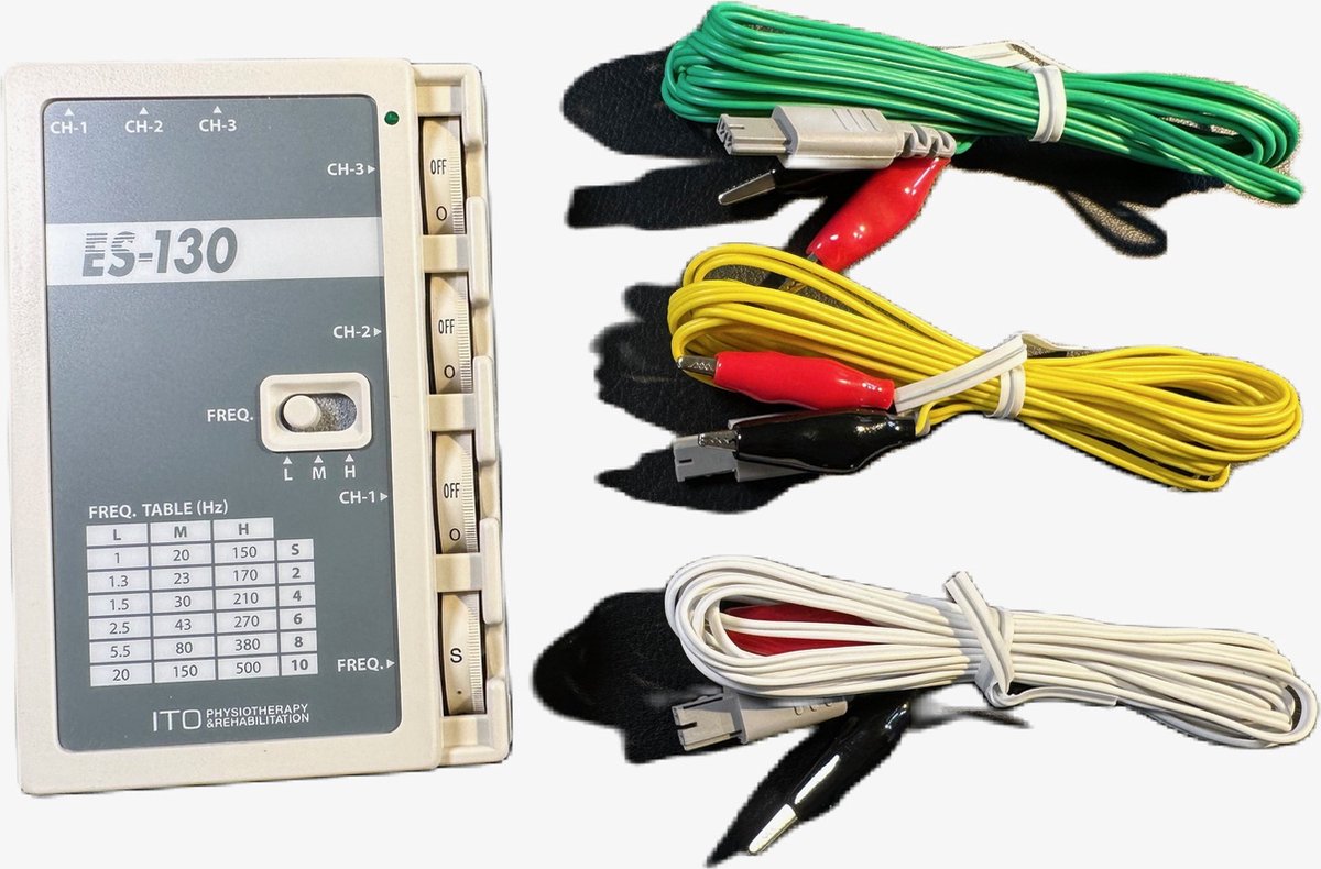 ES-130 - kanaals elektro-acupunctuur - formaat van handpalm