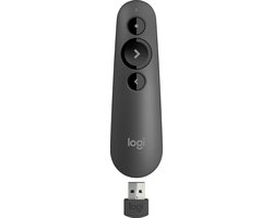 Foto: Logitech r500s draadloze laser presenter presentatieklikker bluetooth graphite