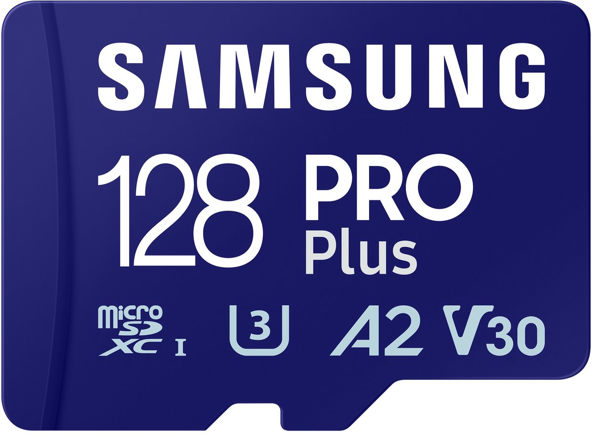 Samsung PRO Plus - Micro SD Geheugenkaart - Inclusief Adapter - 128 GB