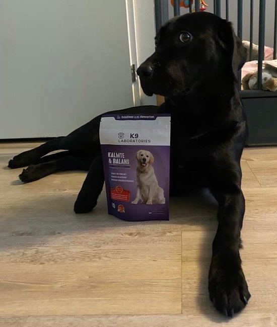 K9 Laboratories Kalmte & Balans - Honden Supplement - Anti Stress, Angst, Agressie - Met Valeriaan, L-tryptofaan & Hennepzaadolie - 60 Stuks