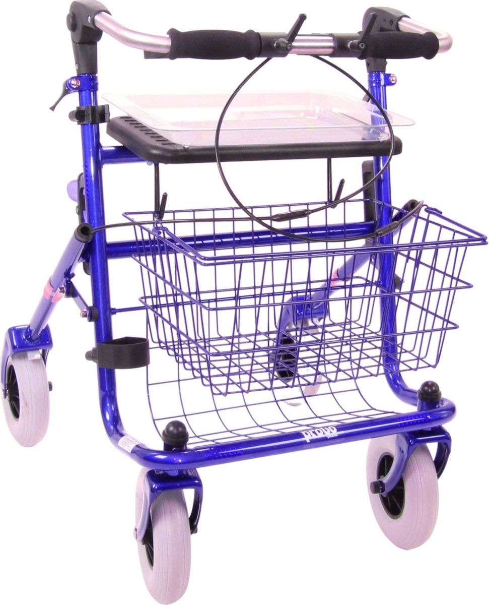 Goedkoopste Premis Provo - Rollator - 2de Generatie - Voorzien van Opklapbare duwbeugel - Metallic Appelgroen