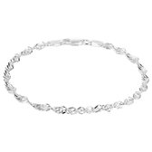 Glams armband singapore 2,75 mm 19 cm - Zilver