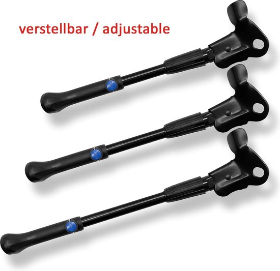 Pletscher Unisex - Comp Flex Achterbouwstandaard voor volwassenen, zwart, eenheidsmaat