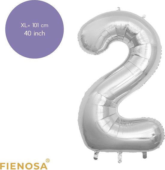 100 Jaar Helium Ballon Zwart/Zilver/Goud - Gevuld Met Helium - 46 cm