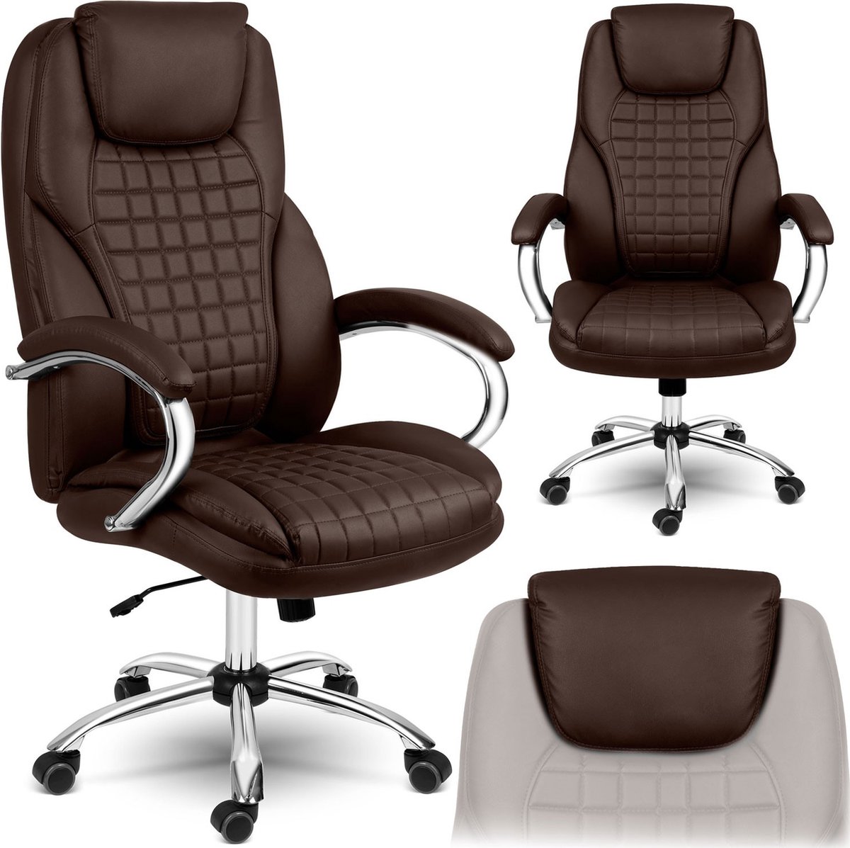 Sofotel Batory bureaufauteuil - kastanje