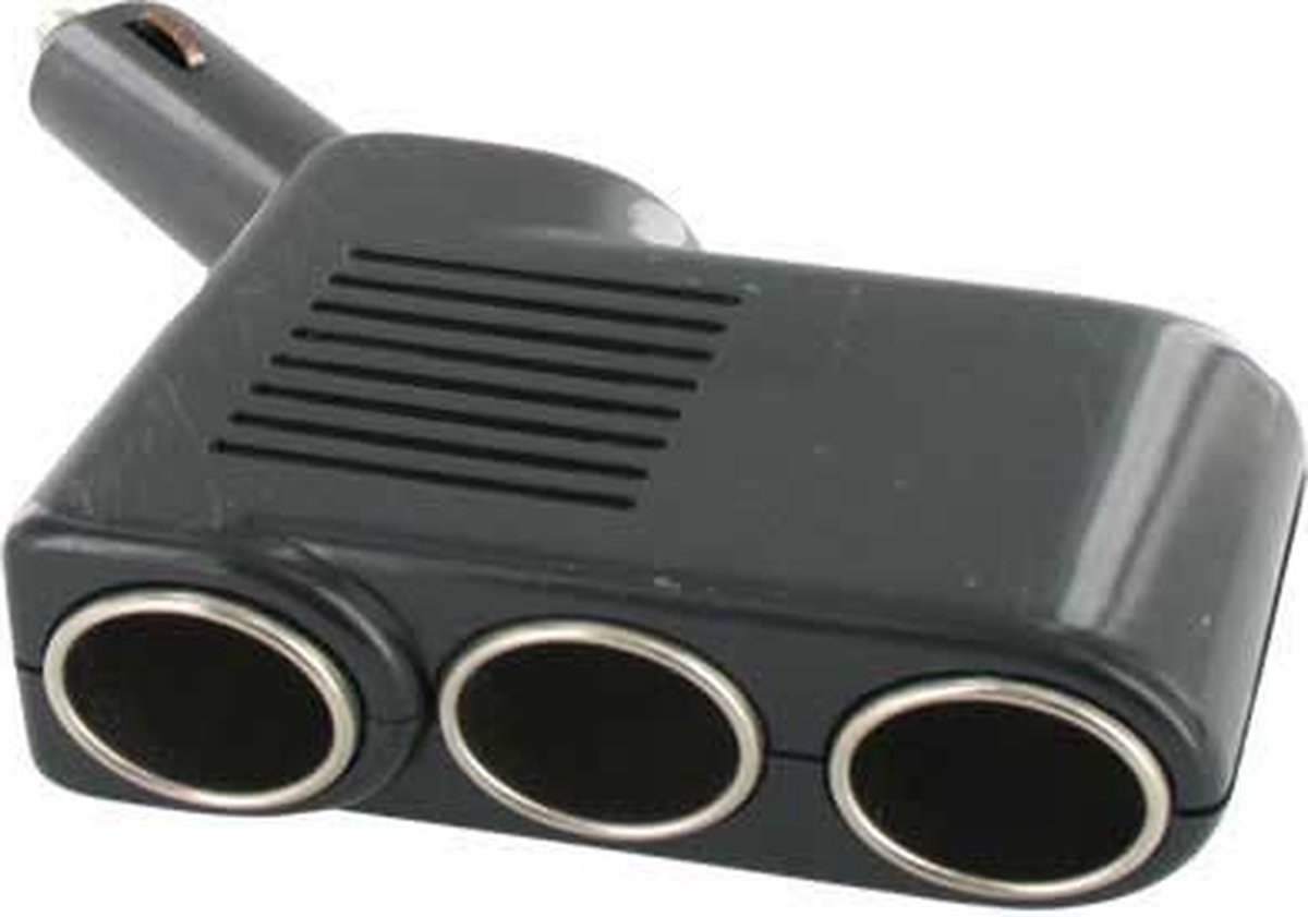 Goedkoopste 3 weg aanstekerdoos 12/ 24 Volt