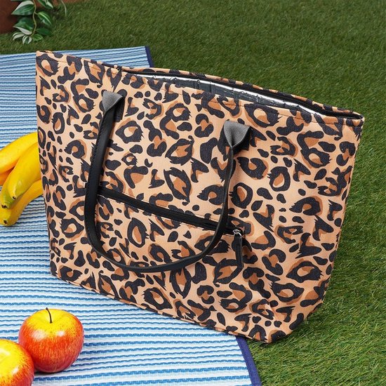 Koeltas Strand Panter 12 l - Lunchtas - Koeltasje - Geïsoleerde - Koelbox