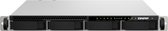 QNAP TS-h987XU-RP NAS Rack (1U) Intel Xeon E E-2334 16 GB DDR4 QuTS hero Zwart, Zilver