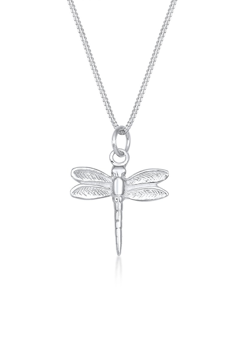 Elli - Halsketting - Dames Pantser Libel Hanger Filigraan in 925 Sterling Zilver - Dames