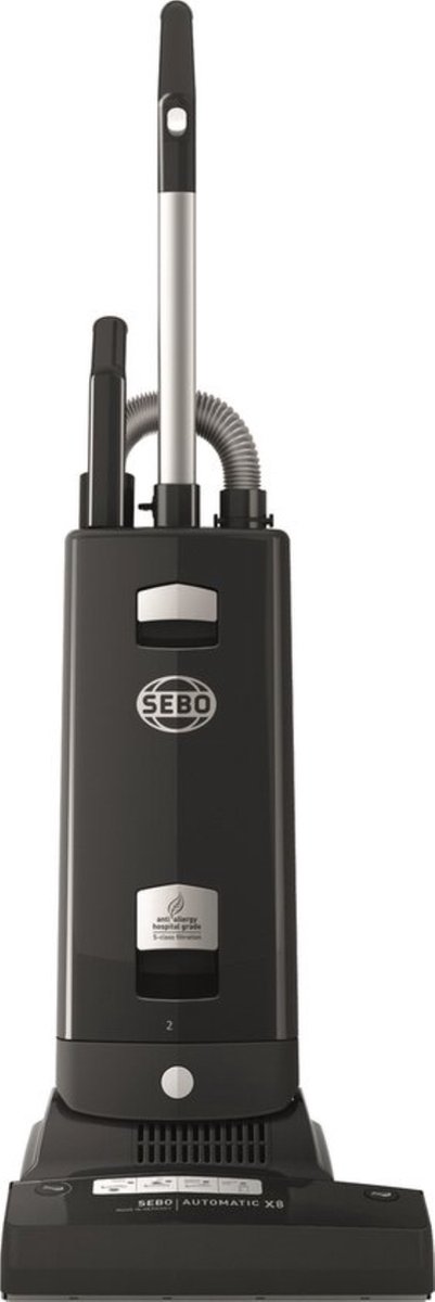 SEBO AUTOMATIC X8 - Zwart - Zachte en harde vloeren - Automatisch verstelbare borstel