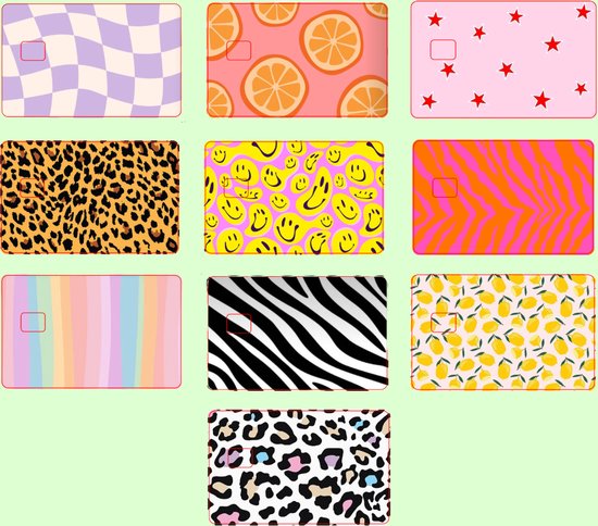 Pinpas sticker Lila geblokt - Pinpasstickers - Pimp je pinpas ...