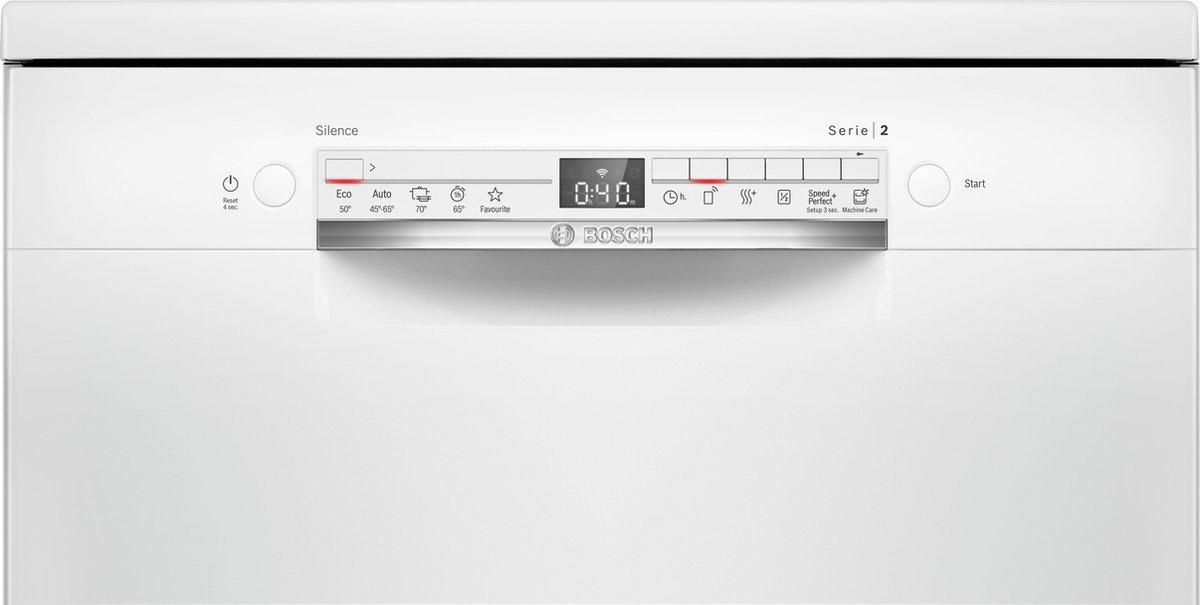 Bosch SMS2HTW02E - Vaatwasser met Home Connect en Extra Droog