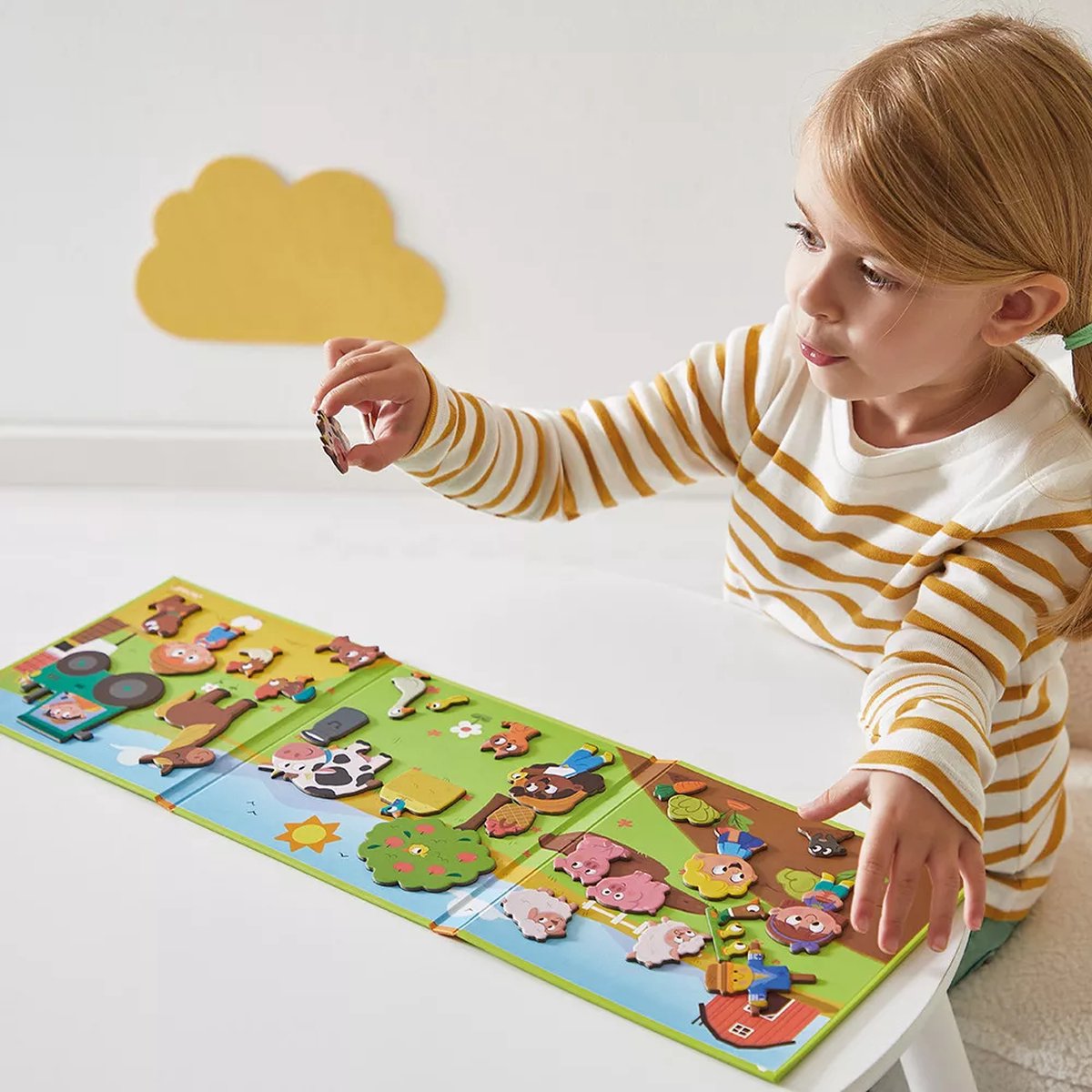 Janod - Magneti Stories - Boerderij – Educatieve magneetset — afbeelding 4