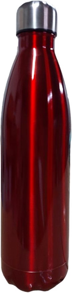 Waterfles – Drinkfles 750 ml 26oz - Rood - BPA & Lekvrij - Waterfles isolatie - Thermosbeker - Dubbele isolatie drinkflessen - Kinderen & volwassenen.