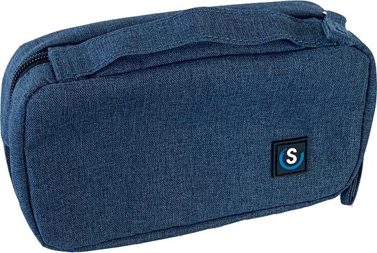 Smart Cool'R Unisex Diabetes Tas Clutch Navy- Diabetes etui - Insuline Koeltas - Insuline Etui - Diabetes Tasje - Medische Koeltas voor Insuline met 2 Ice Packs voor optimale temperatuur van Smart — afbeelding 3