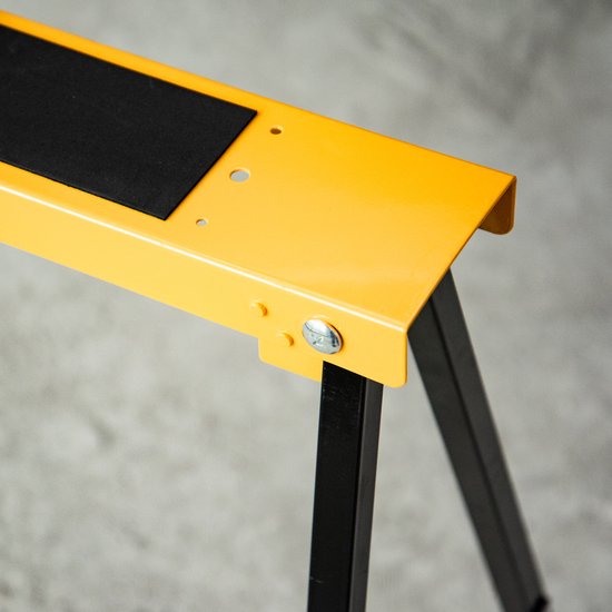 HOMCOM assteun - inklapbaar - antislip - oranje & zwart van HOMCOM — afbeelding 3