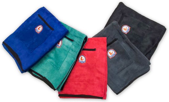 Absorberende Drooghanddoek - Hond - Blauw
