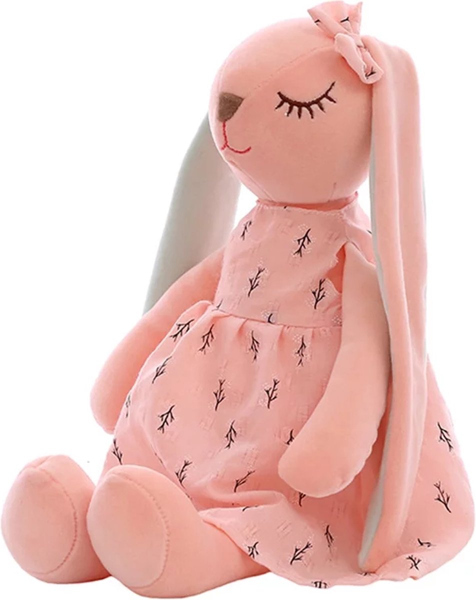 Klikkopers Kawaii Kussen Konijn Roze 35 cm Konijn Knuffel Kawaii Knuffel Squish Knuffel Speelgoed Meisjes Knuffelbeer Teddybeer